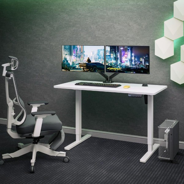 Фото - Стіл з електрорегулюванням висоти Mealux PowerDesk Energy White (EVO-201 Energy W|/W)